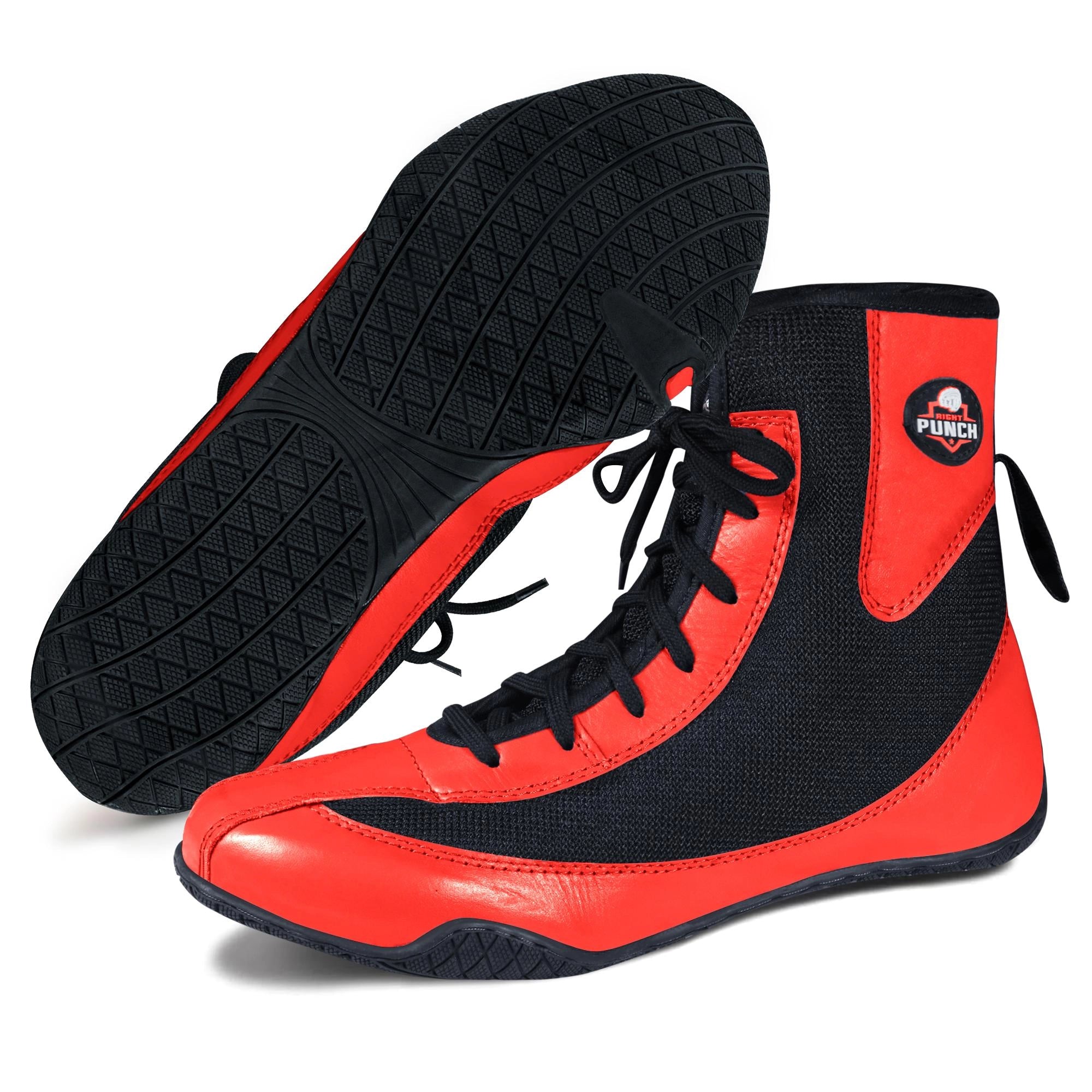 RightPunch Kickboxing Shoes For Sports Professioanls Intense Training