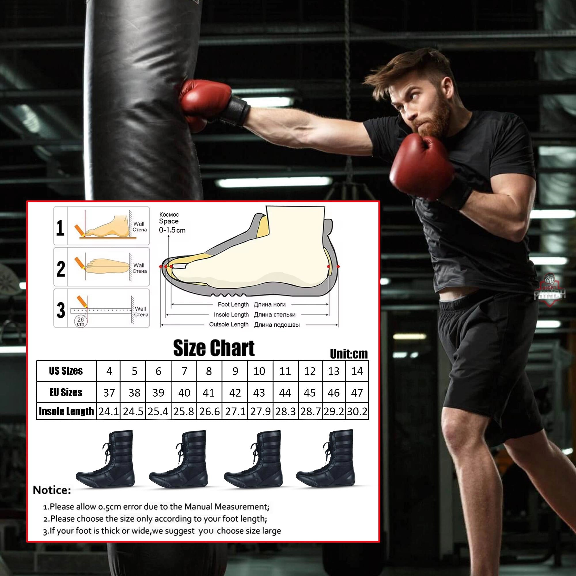 RightPunch Boxing Foot Protector For Professionals