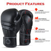 Boxing Gloves Pure Leather Shock Absorption