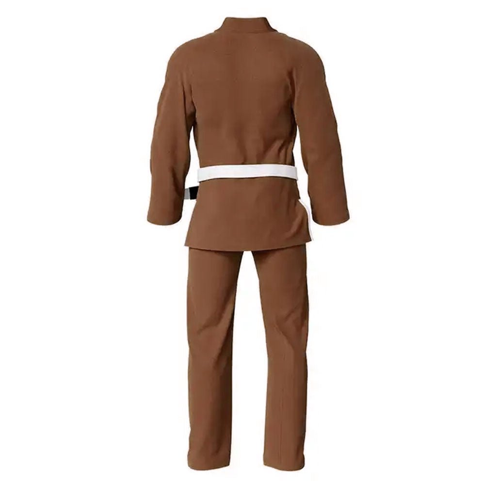 BJJ Gi for Men & Women Brazilian Jiu Jitsu GI Brown Suit with Free Belt 450 GSM - RightPunch Sports