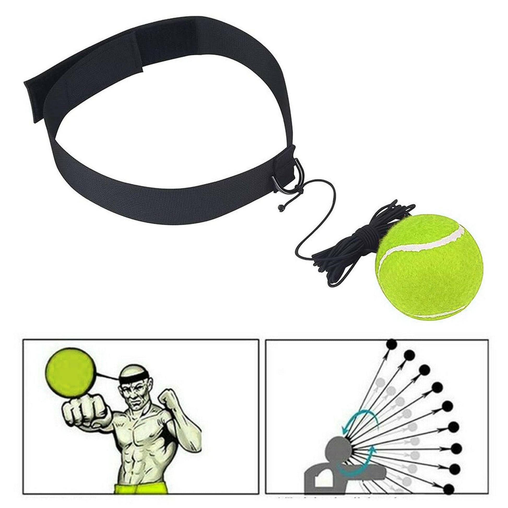 Boxing Fight Ball With Head Band For Reflex Speed Training - RightPunch Sports