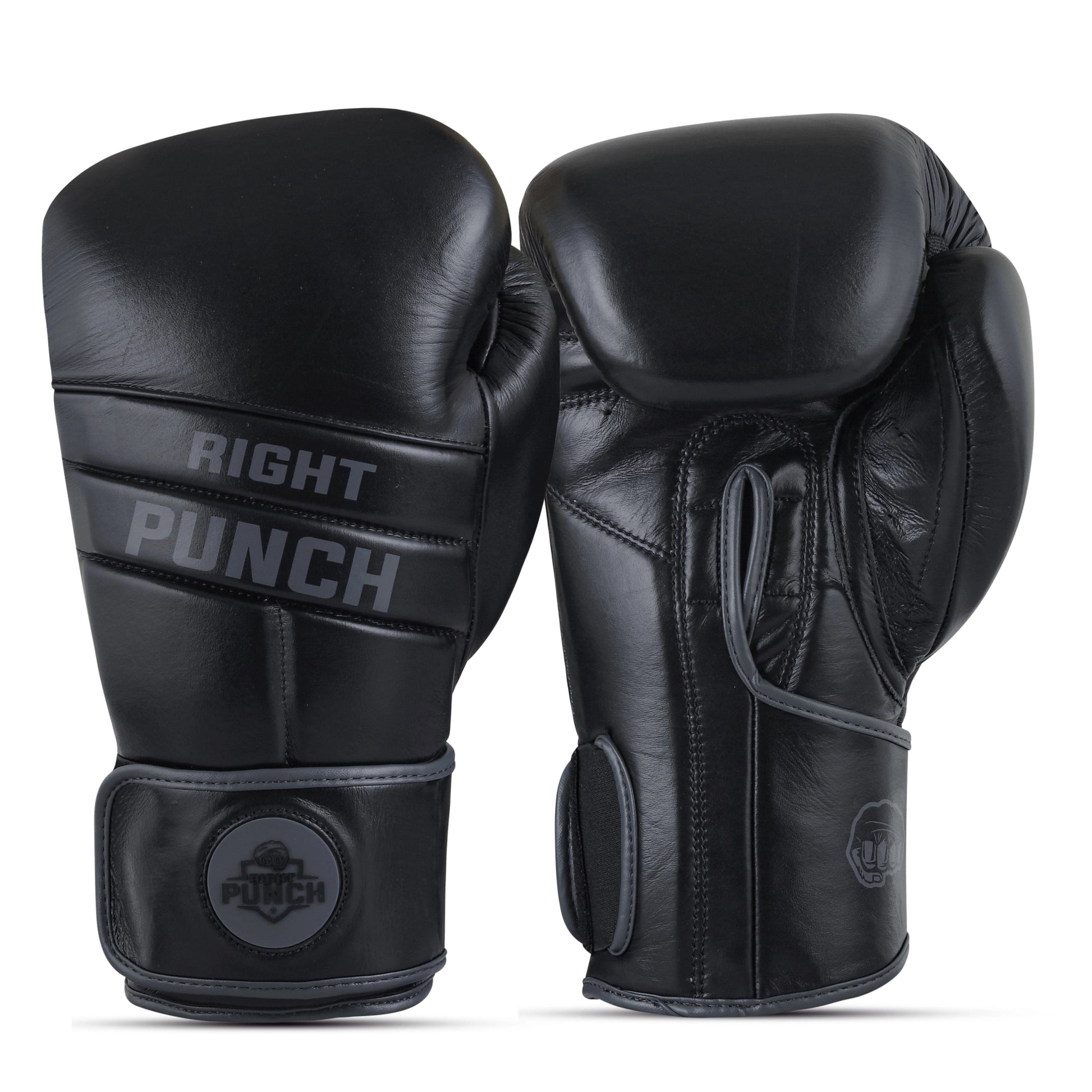 Boxing Gloves Pure Leather Shock Absorption - RightPunch Sports