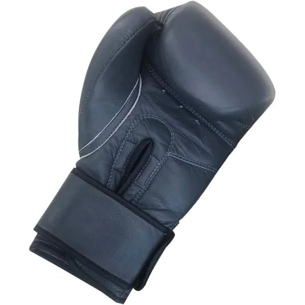 Genuine Leather Boxing Gloves Dark Gray - Unisex - RightPunch Sports