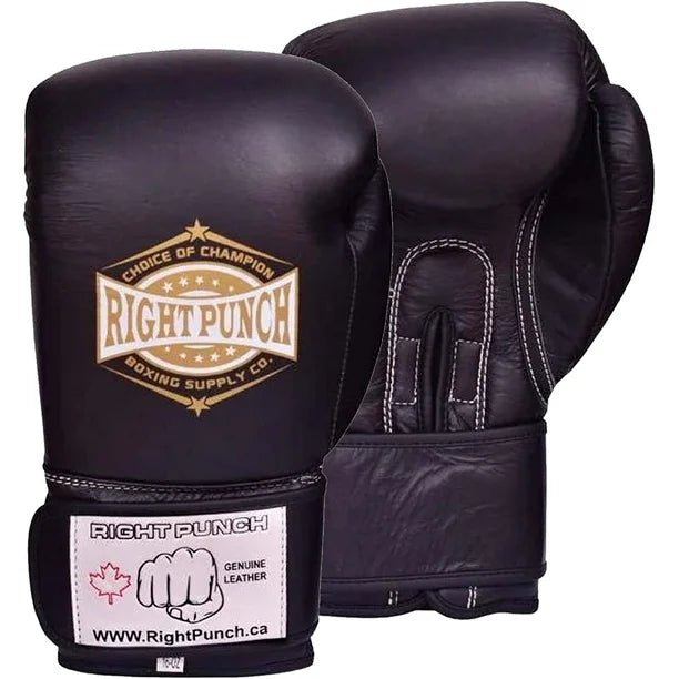 Genuine Leather Boxing Gloves Dark Puce - Unisex Sparring Gloves - RightPunch Sports