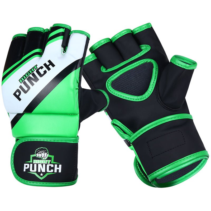 Green MMA Grappling Gloves – Training & Sparring - RightPunch Sports