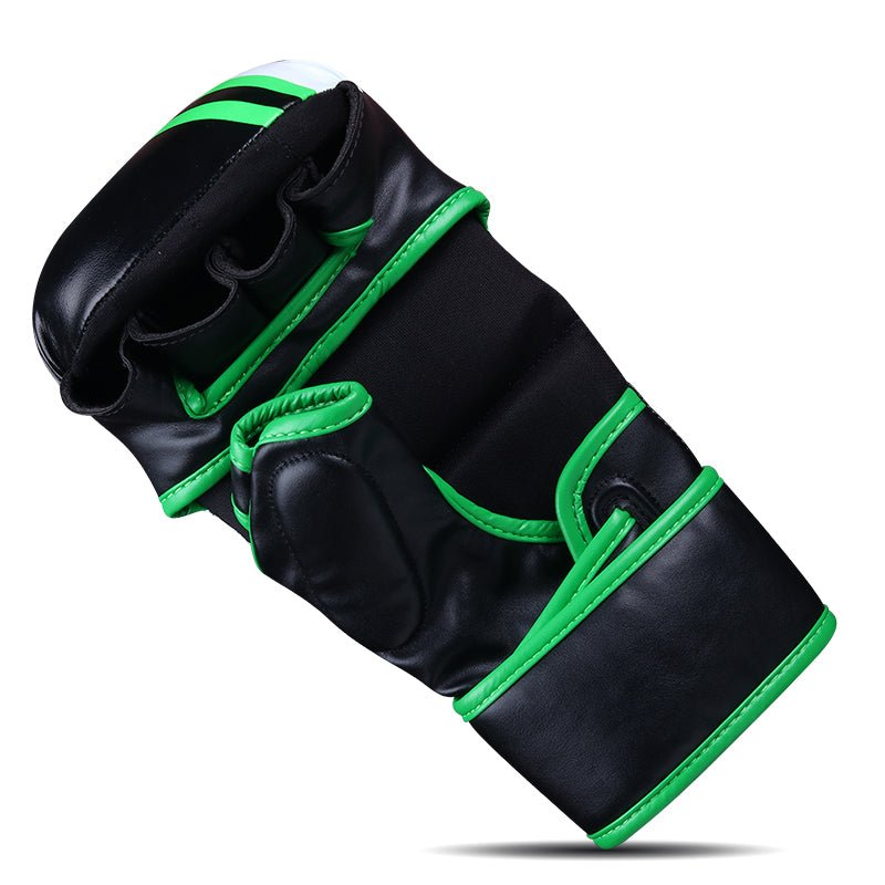 Green MMA Shooter Gloves - RightPunch Sports