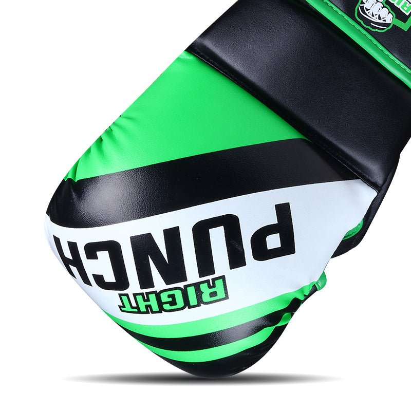 Green MMA Shooter Gloves - RightPunch Sports