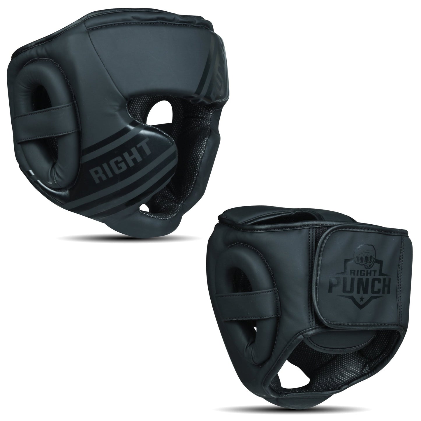 High Quality Black Taekwondo Head Guard - RightPunch Sports