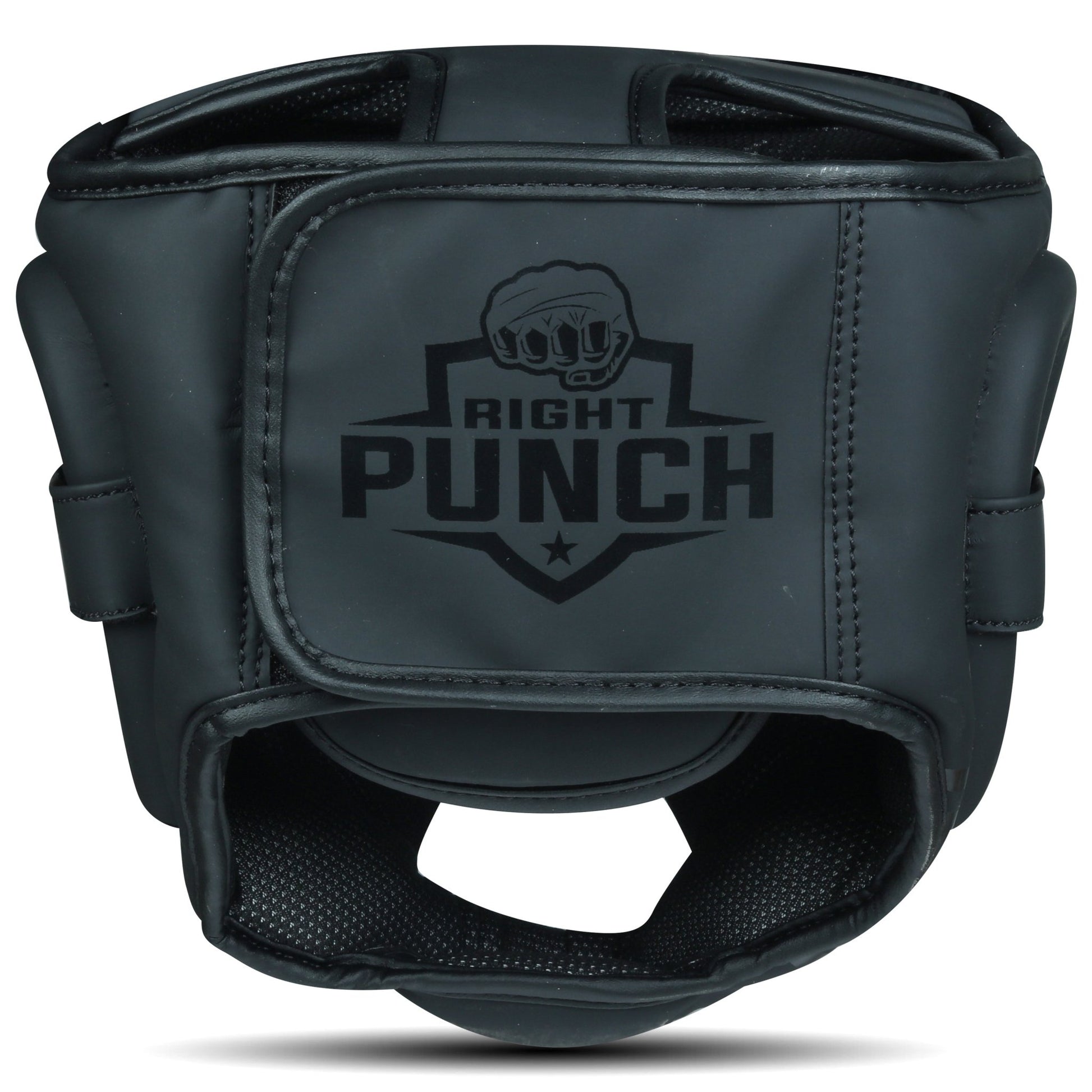 High Quality Black Taekwondo Head Guard - RightPunch Sports