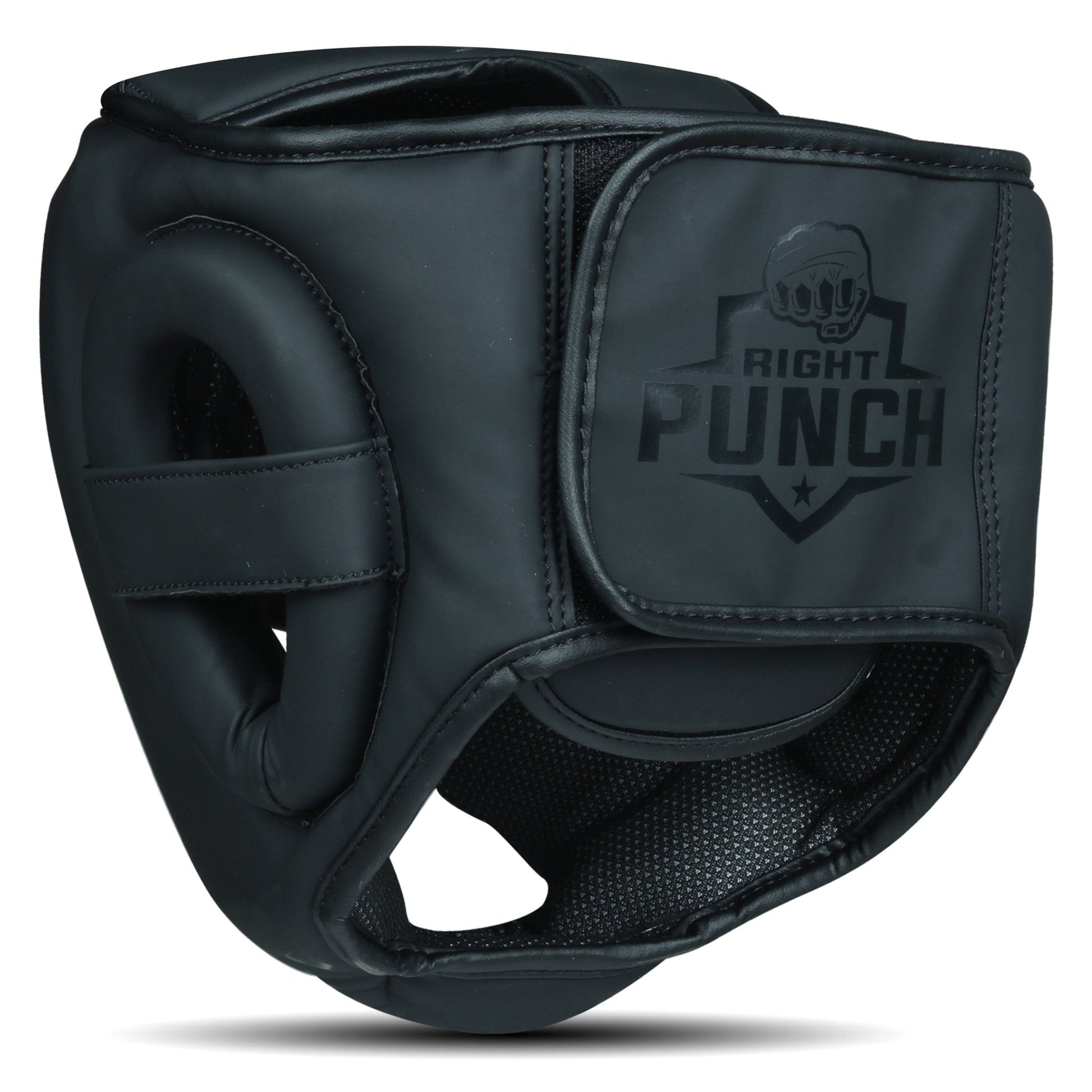 High Quality Black Taekwondo Head Guard - RightPunch Sports