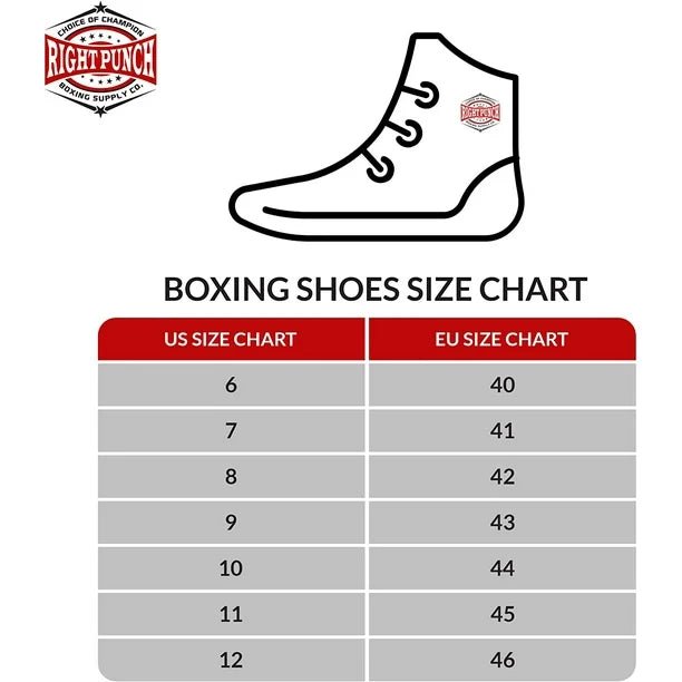 Long Boxing Shoes Anti Slip and Lightweight Black and White - RightPunch Sports