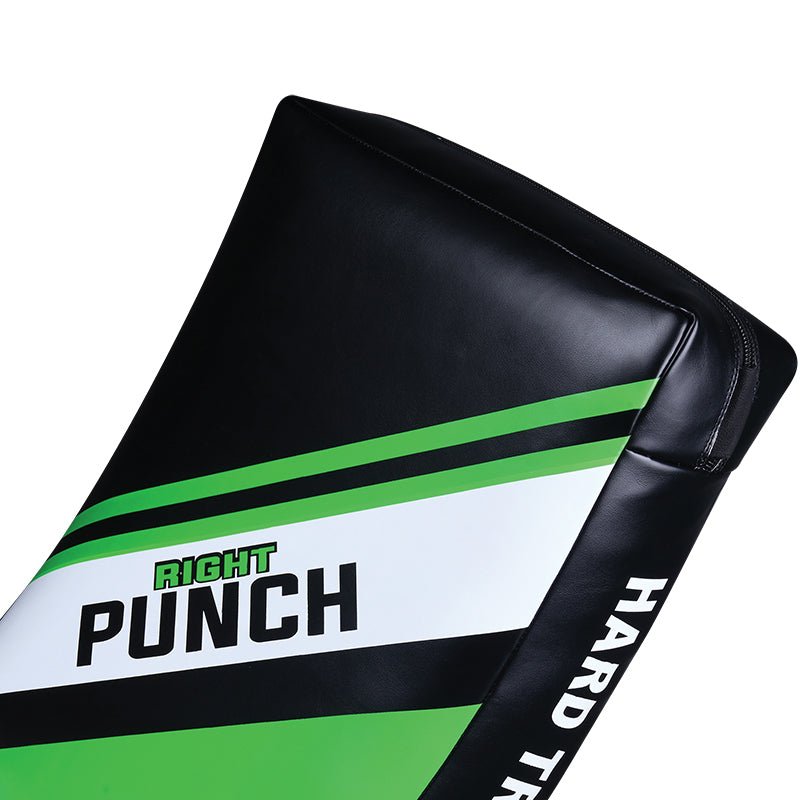 MMA Curved Kick Shield Green - RightPunch Sports