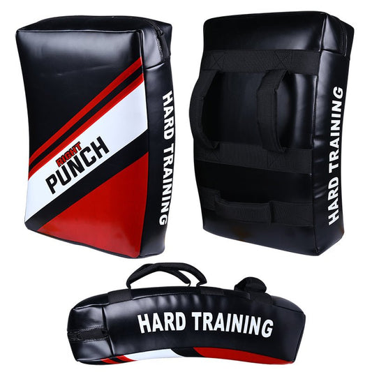 MMA Curved Kick Shield Red - RightPunch Sports