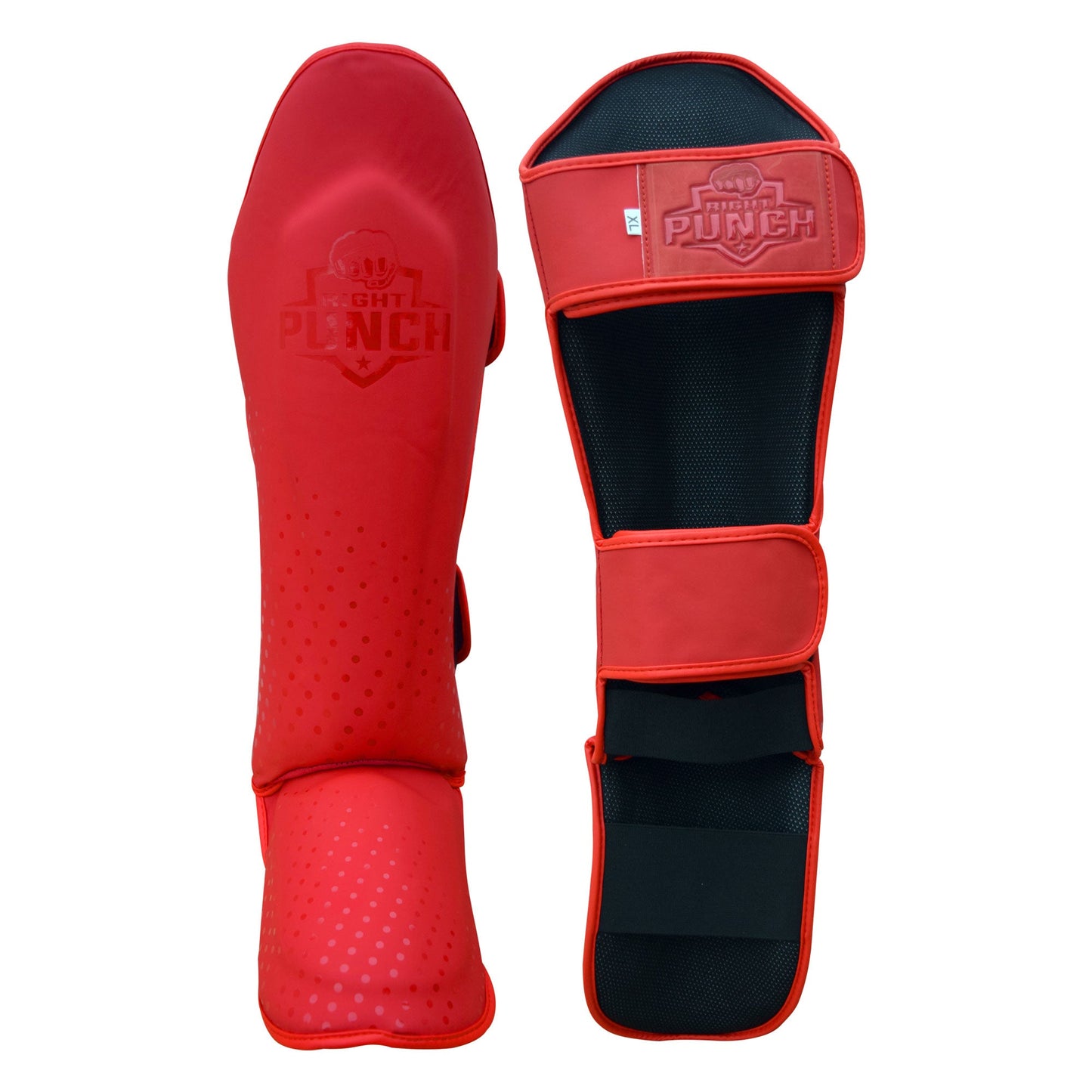 MMA Shin Pads - Red MMA Shin Guards - RightPunch Sports