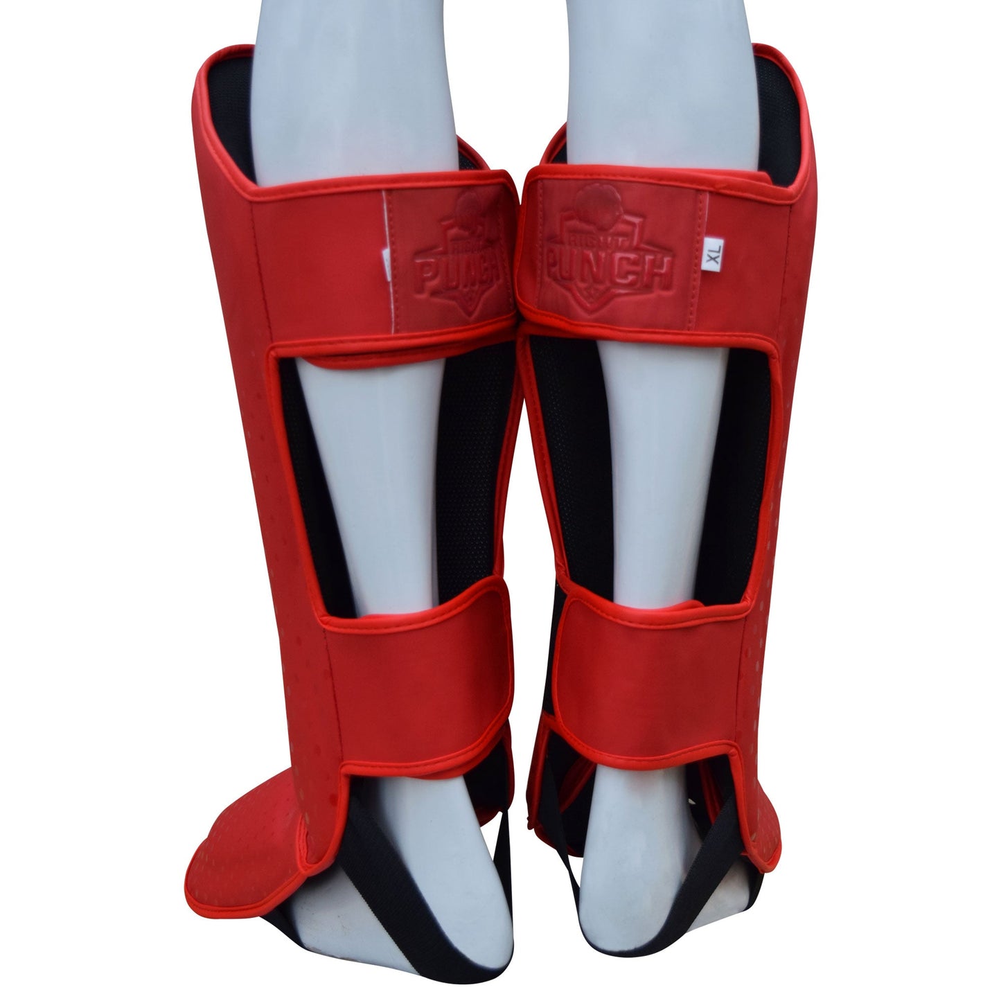 MMA Shin Pads - Red MMA Shin Guards - RightPunch Sports