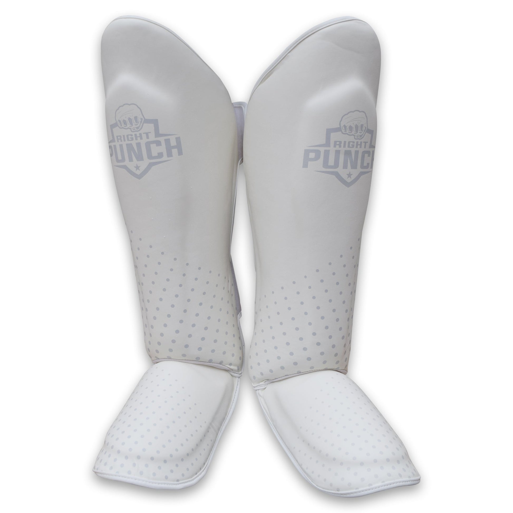 MMA Shin Pads - White MMA Shin Guards - RightPunch Sports