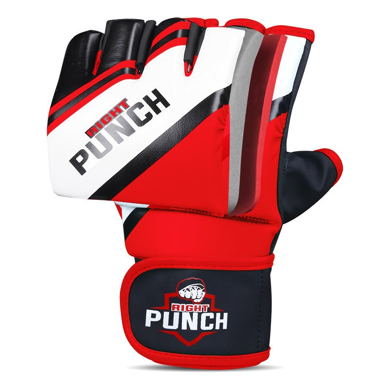 Red MMA Grappling Gloves – Training & Sparring - RightPunch Sports