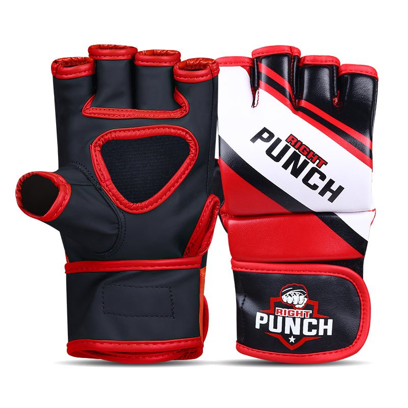 Red MMA Grappling Gloves – Training & Sparring - RightPunch Sports