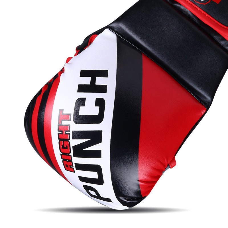 Red MMA Shooter Gloves - RightPunch Sports