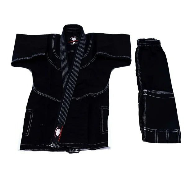 Right Punch Brazilian Jiu Jitsu Suit BJJ Uniform Black With Free Belt - RightPunch Sports