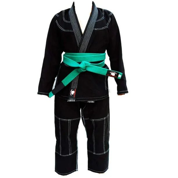 Right Punch Brazilian Jiu Jitsu Suit BJJ Uniform Black With Free Belt - RightPunch Sports