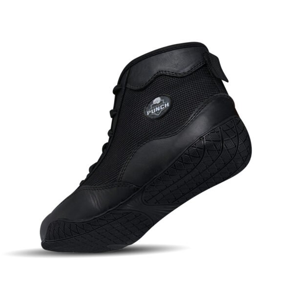 Black Men's Boxing and Wrestling Boots - Image 6