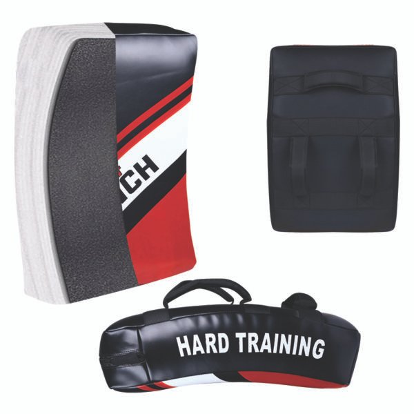 RightPunch MMA Curved Kick Shield Red - Image 2