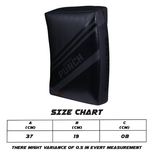 RightPunch MMA Curved Kick Shield Black - Image 6