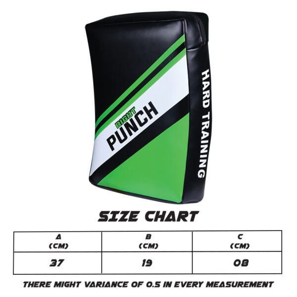 RightPunch MMA Curved Kick Shield Green - Image 6