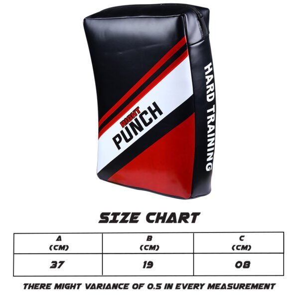 RightPunch MMA Curved Kick Shield Red - Image 6