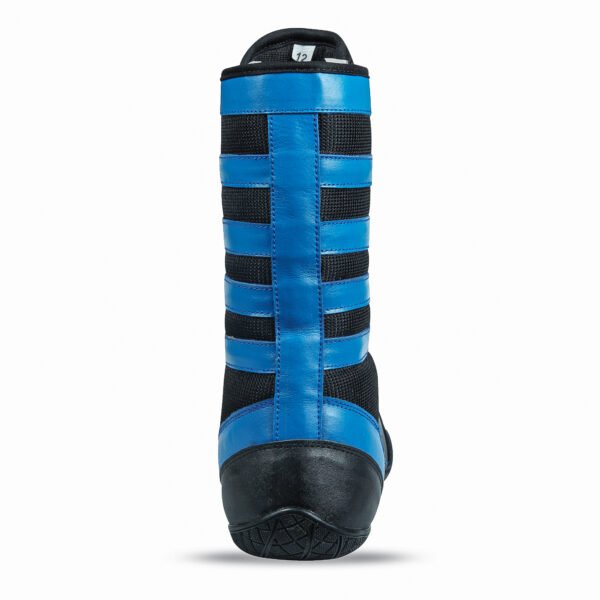 RightPunch Pro High-Top Boxing Boots - Blue/Black - Image 8
