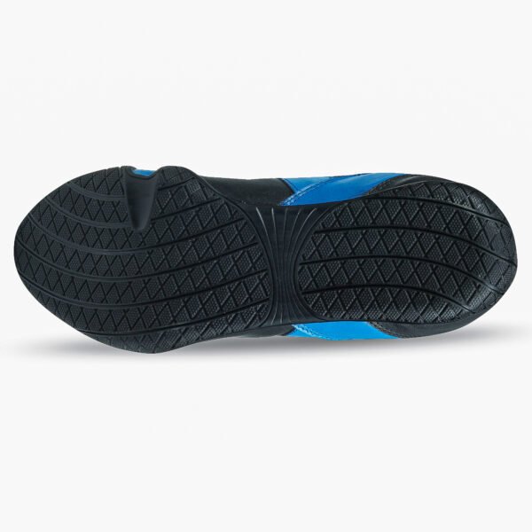 RightPunch Pro High-Top Boxing Boots - Blue/Black - Image 6