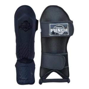 RightPunch Black MMA Shin Guards