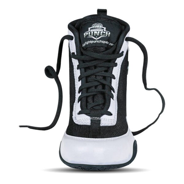 RightPunch White Breathable Leather Boxing and Wrestling Shoes - Image 6
