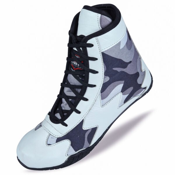 RightPunch White Camo Shoes for Boxing and Wrestling - Image 9