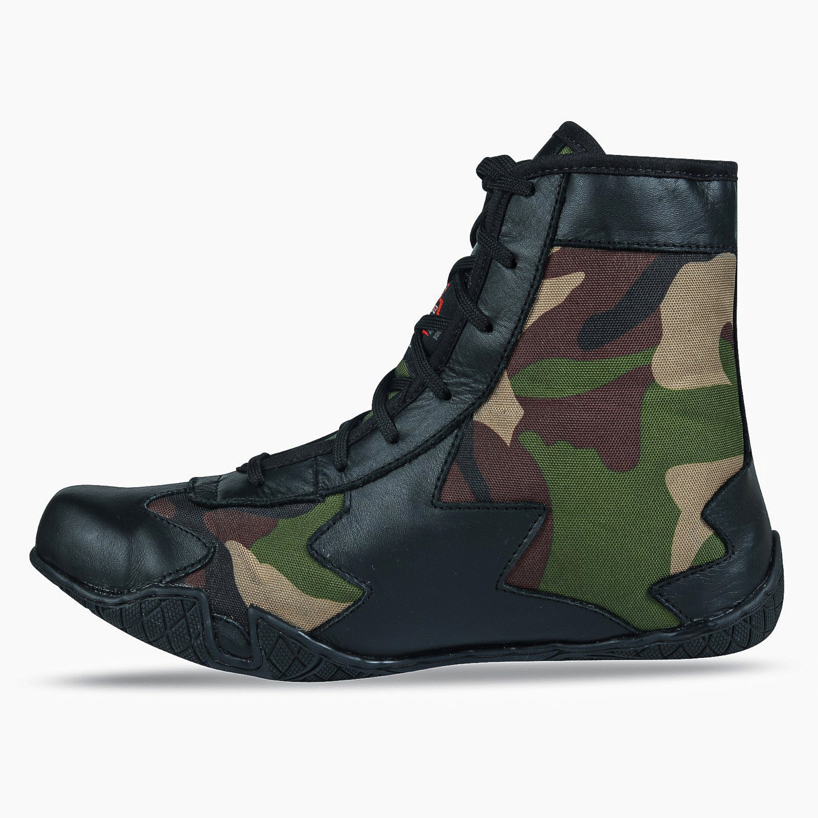 RightPunch Black Camo Shoes for Boxing and Wrestling 6 RightPunch Black Camo Shoes for Boxing and Wrestling - Image 6