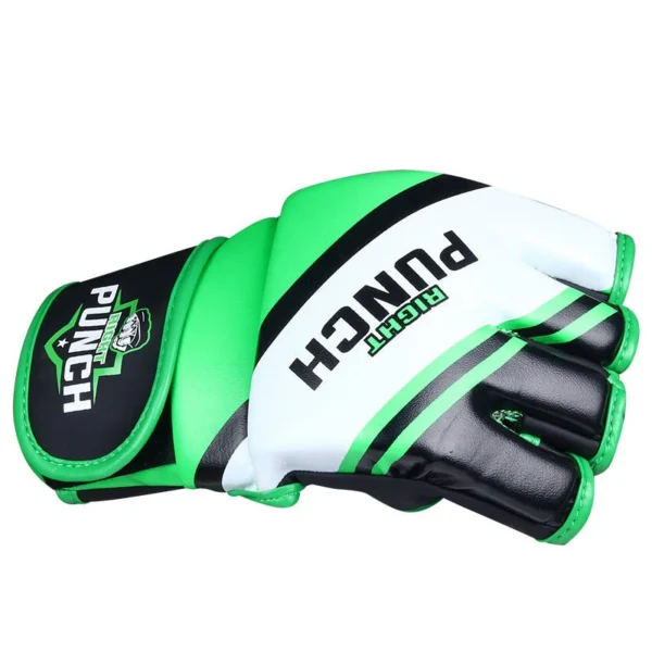 RightPunch Green MMA Grappling Gloves - Image 4
