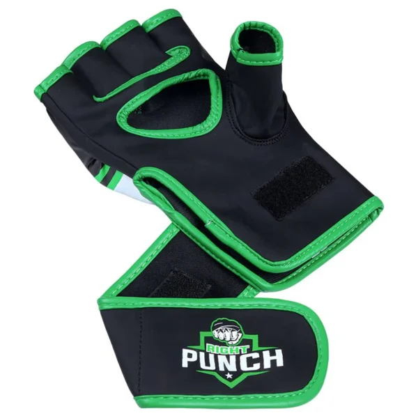 RightPunch Green MMA Grappling Gloves - Image 2