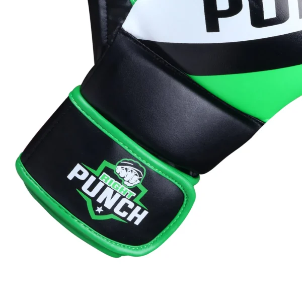 RightPunch Green MMA Shooter Gloves - Image 5