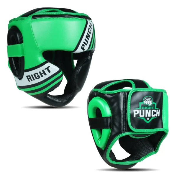 RightPunch Green Boxing and MMA Head Guard - Image 7