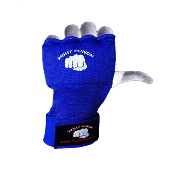 Inner Boxing Hand Wrap Gloves Blue - Image 2