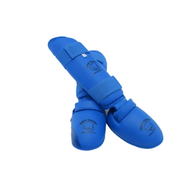 Blue Karate and Taekwondo Shin Pads - Image 2