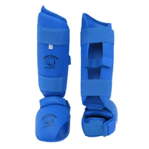 Blue Karate and Taekwondo Shin Pads