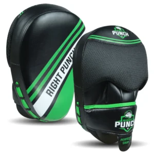 Premium Protection with Green Boxing Focus Pads