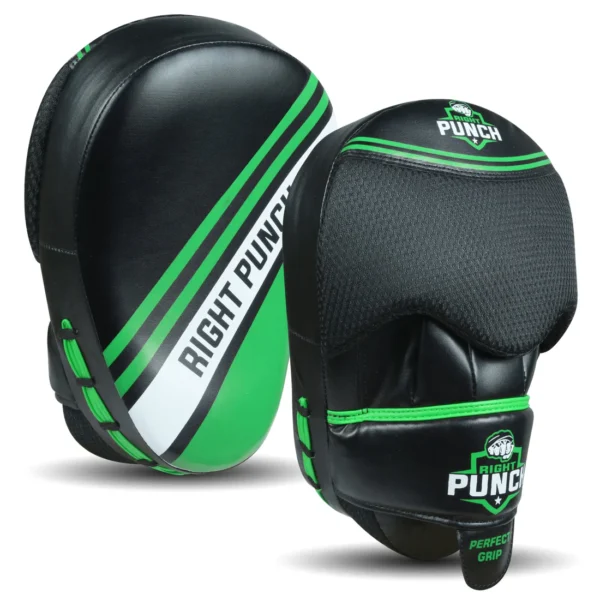 Premium Protection with Green Boxing Focus Pads