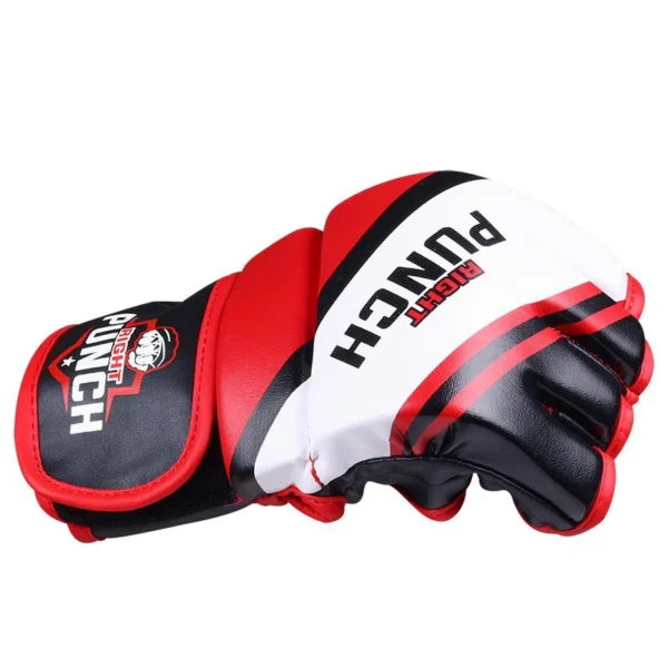RightPunch Red MMA Grappling Gloves - Image 7
