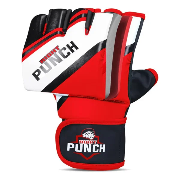 RightPunch Red MMA Grappling Gloves - Image 6