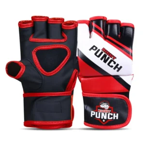 RightPunch Red MMA Grappling Gloves