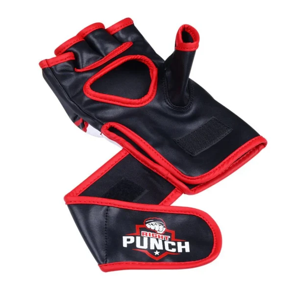 RightPunch Red MMA Grappling Gloves - Image 5