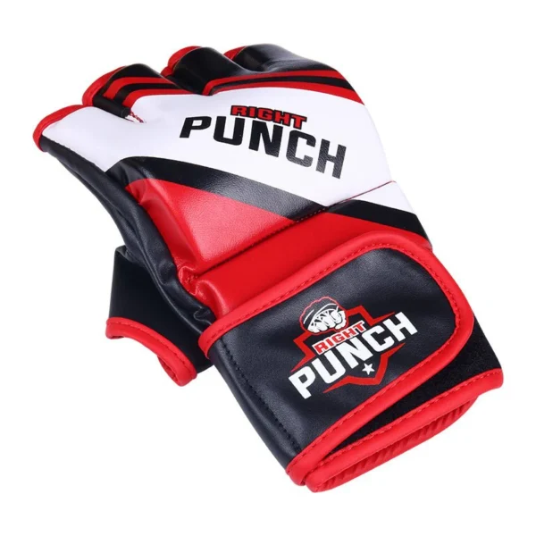 RightPunch Red MMA Grappling Gloves - Image 4